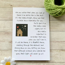 Load image into Gallery viewer, Did You Notice When You Look Up Card