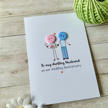 Load image into Gallery viewer, To My Husband On Our Wedding Anniversary Card