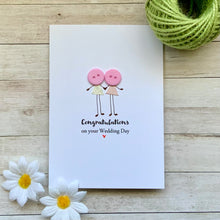 Load image into Gallery viewer, Congratulations on your Wedding Day Card