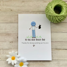 Load image into Gallery viewer, To The Best Doggy Dad Card