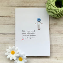 Load image into Gallery viewer, Dad Definition Card