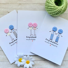 Load image into Gallery viewer, Congratulations on your Wedding Day Card