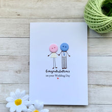 Load image into Gallery viewer, Congratulations on your Wedding Day Card