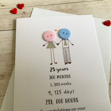 Load image into Gallery viewer, 25 Years  Anniversary Card