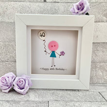 Load image into Gallery viewer, Happy 40th Birthday Mini Frame