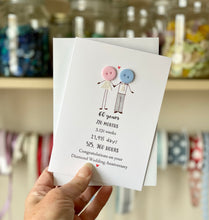 Load image into Gallery viewer, 60 Years  Anniversary Card