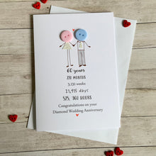 Load image into Gallery viewer, 60 Years  Anniversary Card