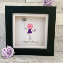 Load image into Gallery viewer, Happy 80th Birthday Mini Frame