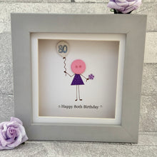 Load image into Gallery viewer, Happy 80th Birthday Mini Frame