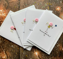 Load image into Gallery viewer, Alcohol Fairies Pack of Four Christmas Cards