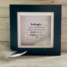 Load image into Gallery viewer, Butterflies Hover & Feathers Appear Mini Frame