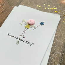 Load image into Gallery viewer, Christmas Wine Fairy Card