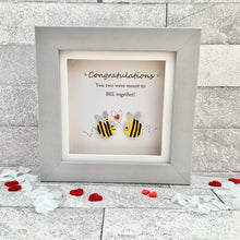 Load image into Gallery viewer, Congratulations You Two Were Meant To Bee Together Mini Frame