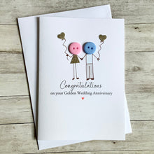 Load image into Gallery viewer, Congratulations on your Golden Wedding Anniversary Card