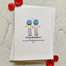 Load image into Gallery viewer, Congratulations On Your Wedding Anniversary Card