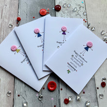 Load image into Gallery viewer, Happy Christmas My Crazy Wonderful Friend Pack of Four Christmas Cards