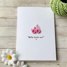Load image into Gallery viewer, Hello Little One (Girl) Card