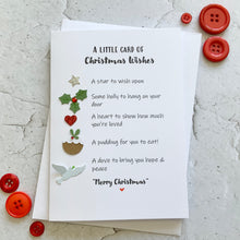 Load image into Gallery viewer, Little Card of Christmas Wishes (Non-Alcoholic) Pack of Four Christmas Cards