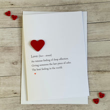 Load image into Gallery viewer, Love Definition Card