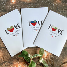 Load image into Gallery viewer, Love Is The Spirit Of Christmas Card