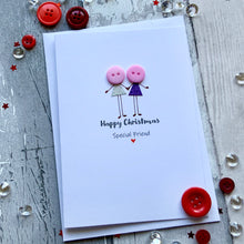 Load image into Gallery viewer, Mixed Friends Pack of Four Christmas Cards