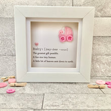 Load image into Gallery viewer, New Baby Girl Definition Mini Frame