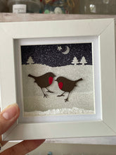Load image into Gallery viewer, Sparkly Robins  Mini Frame