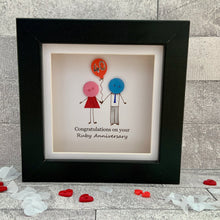 Load image into Gallery viewer, Ruby Wedding Anniversary Mini Frame