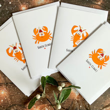 Load image into Gallery viewer, Santa Claws Mixed  Pack of Four Christmas Cards