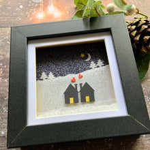 Load image into Gallery viewer, Snowy Houses Frame