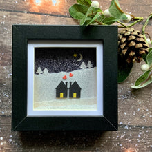 Load image into Gallery viewer, Snowy Houses Frame