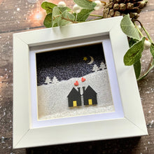Load image into Gallery viewer, Snowy Houses Frame