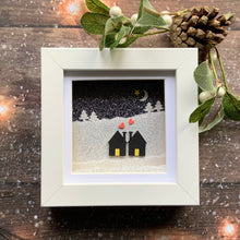 Load image into Gallery viewer, Snowy Houses Frame