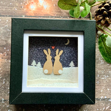 Load image into Gallery viewer, Bunnies Snow Mini Frame