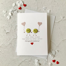 Load image into Gallery viewer, And they lived hap-pea-ly ever after Card
