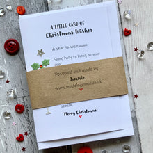 Load image into Gallery viewer, Little Card of Christmas Wishes Pack of Four Christmas Cards