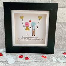 Load image into Gallery viewer, Golden Wedding Anniversary Mini Frame
