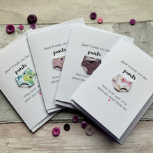 Load image into Gallery viewer, Good Friends Are Like Pants Pack of Four Cards