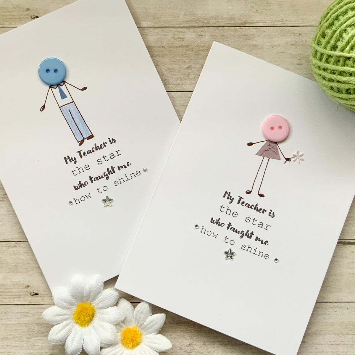 My Teacher Is The Star Card – Made By Jennie