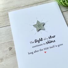 Load image into Gallery viewer, The Light Of A Star Card