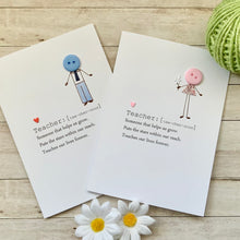 Load image into Gallery viewer, Teacher Definition Card