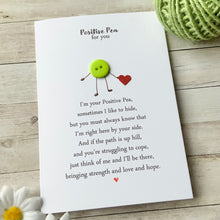 Load image into Gallery viewer, Positive Pea Card