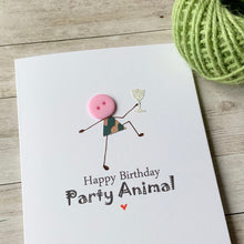 Load image into Gallery viewer, Happy Birthday Party Animal Card