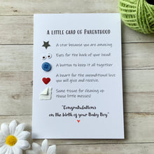 Load image into Gallery viewer, Little Card Of Parenthood