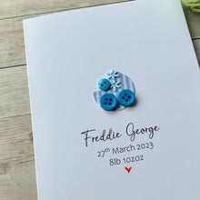 Load image into Gallery viewer, New Baby Boy - Personalised Card