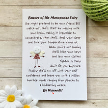 Load image into Gallery viewer, Menopause Fairy Card