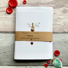 Load image into Gallery viewer, Reinbeer Pack of Four Christmas Cards