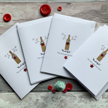 Load image into Gallery viewer, Reinbeer Pack of Four Christmas Cards
