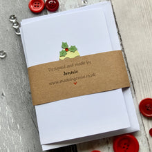 Load image into Gallery viewer, Seasons Eatings Pack of Four Christmas Cards