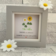 Load image into Gallery viewer, Sisters Are Different Flowers Mini Frame